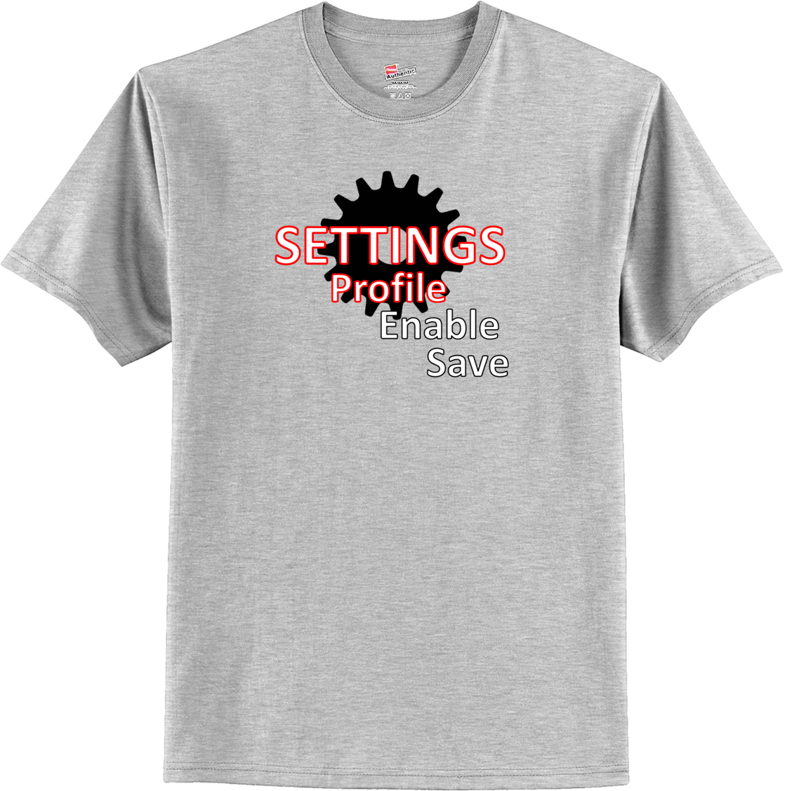 Settings sh slv Tees