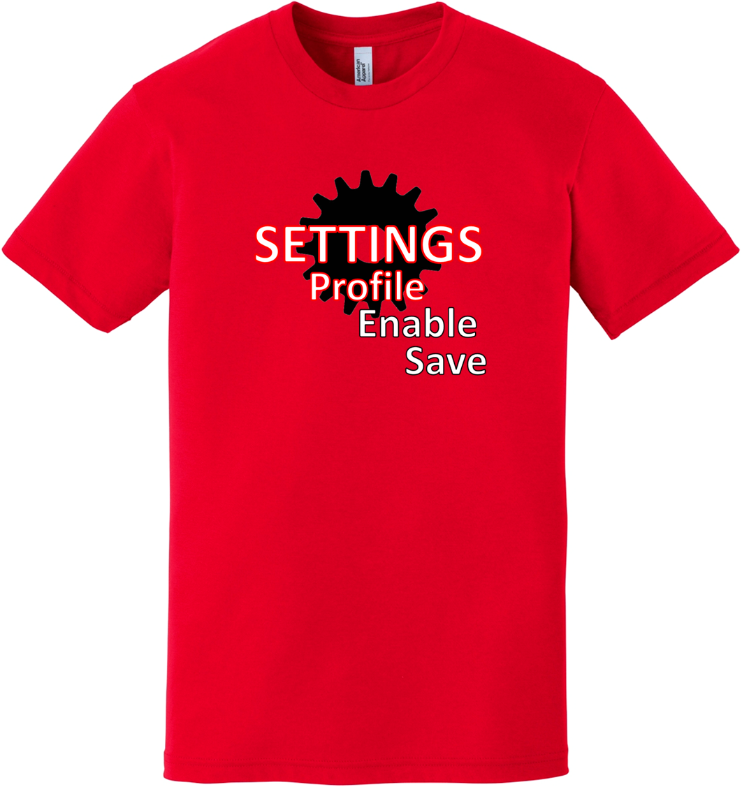 Settings sh slv Tees